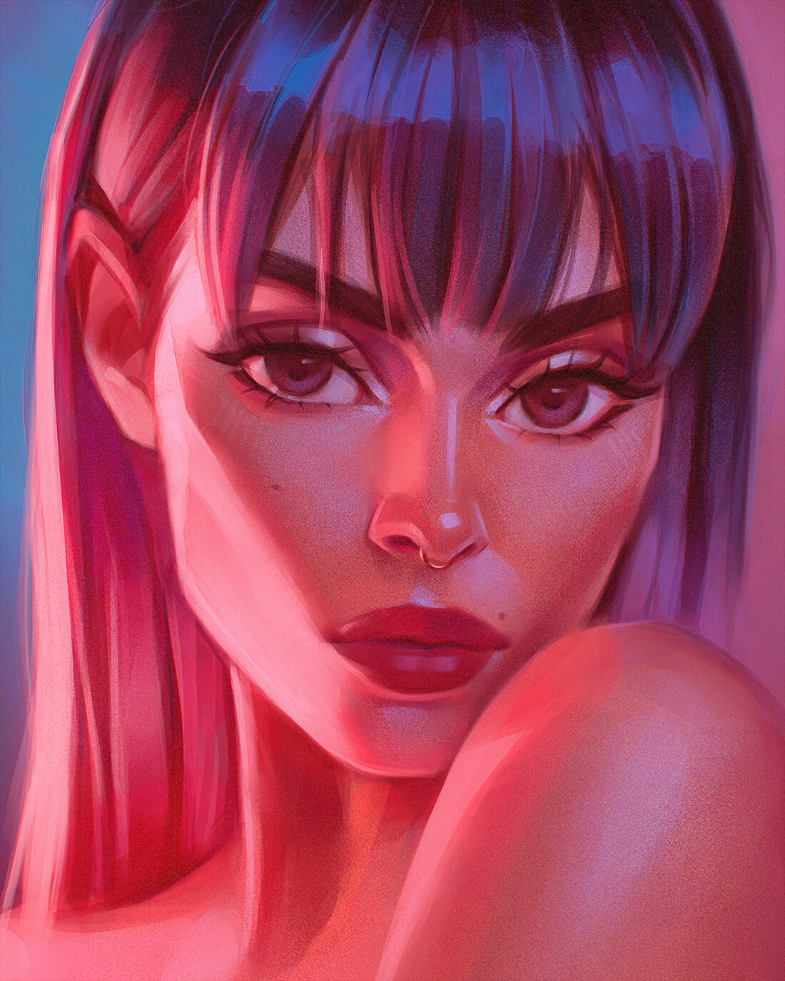 دوره موشک سریع پرتره های دیجیتال